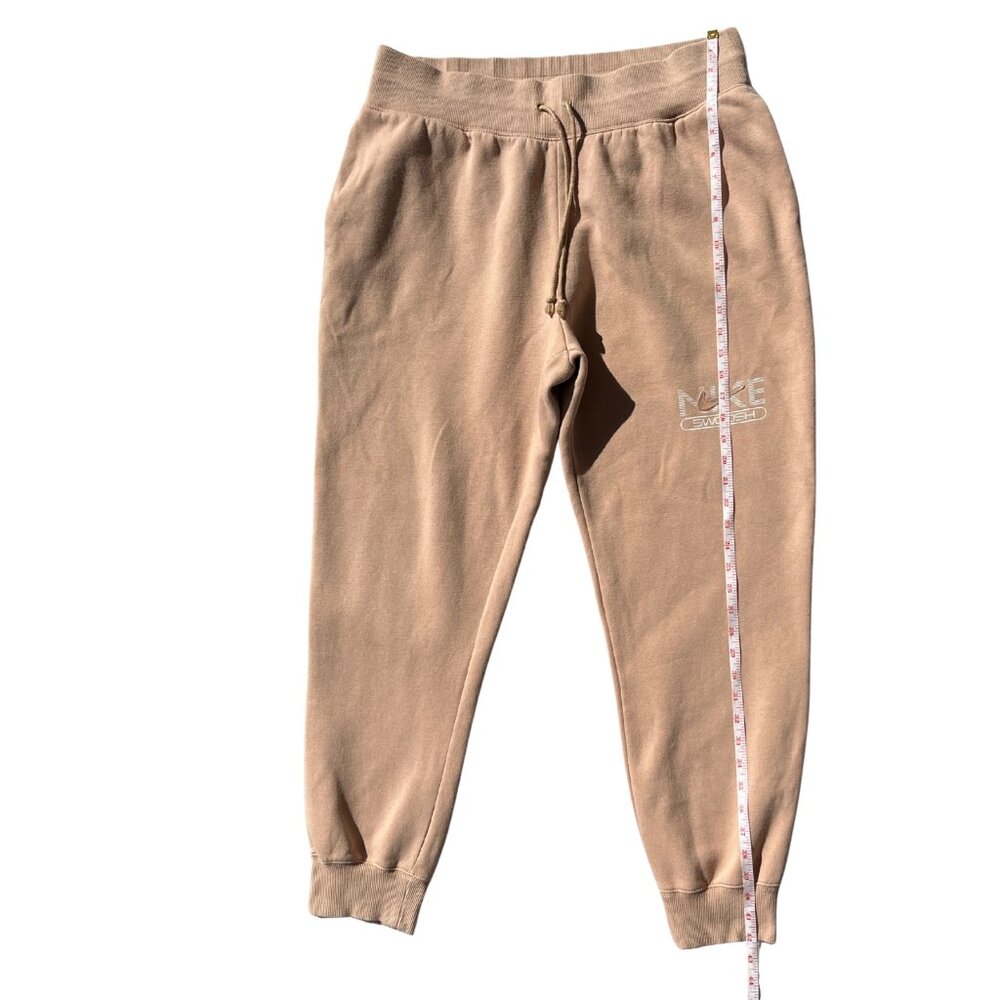 Nike Sweatpants Men's Size XL Tan Fleece Joggers Athletic Pants Swoosh Logo - Picture 9 of 14